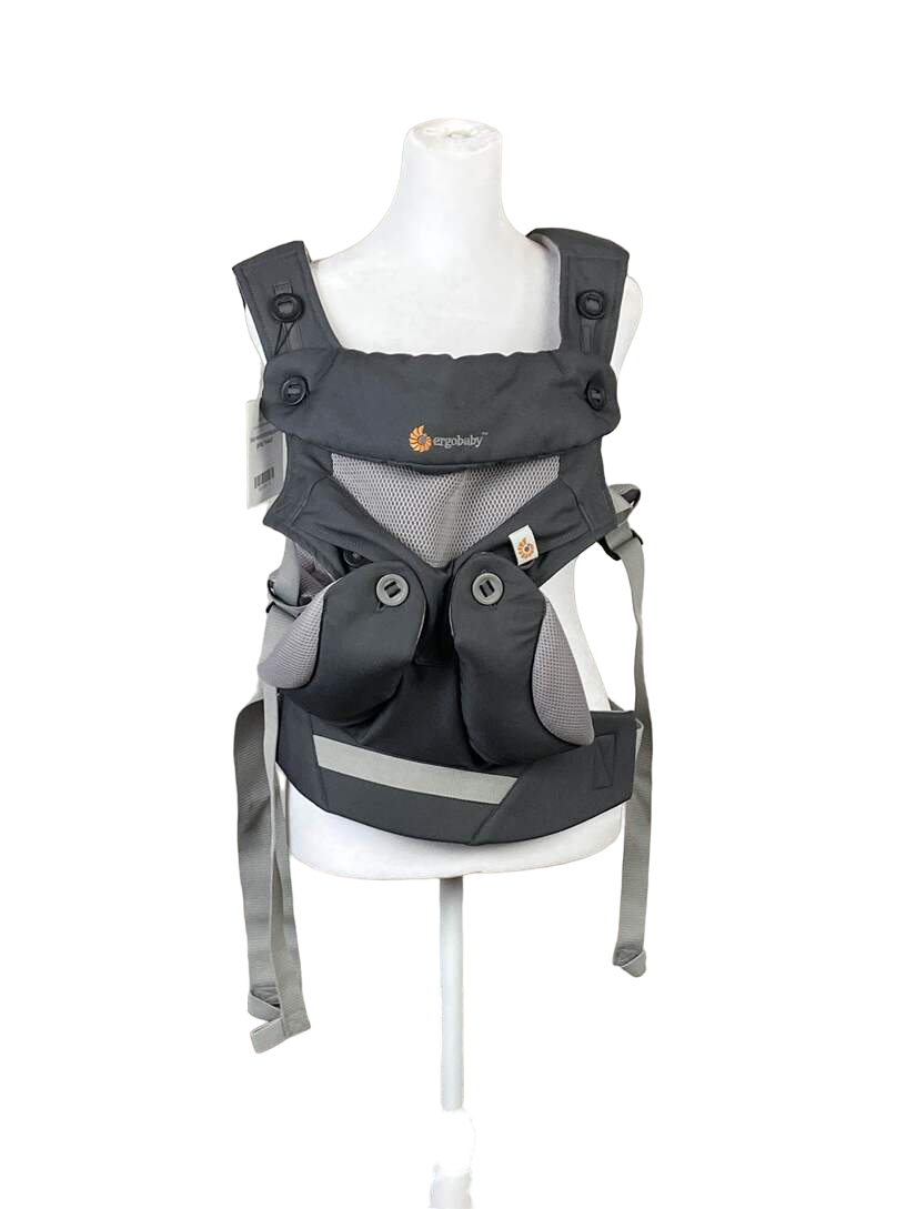 Ergobaby 360 All Positions Cool Air Mesh Baby Carrier, Carbon Grey