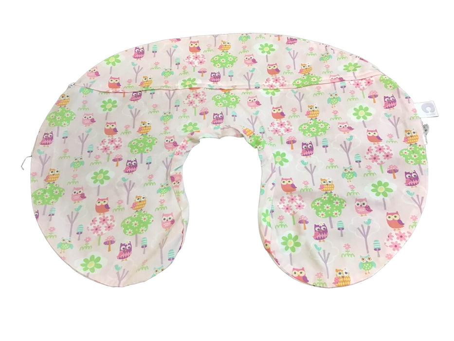 Shop Boppy Original Nursing and Infant Support Pillow Slipcover, Pink Owls at GoodBuy Gear