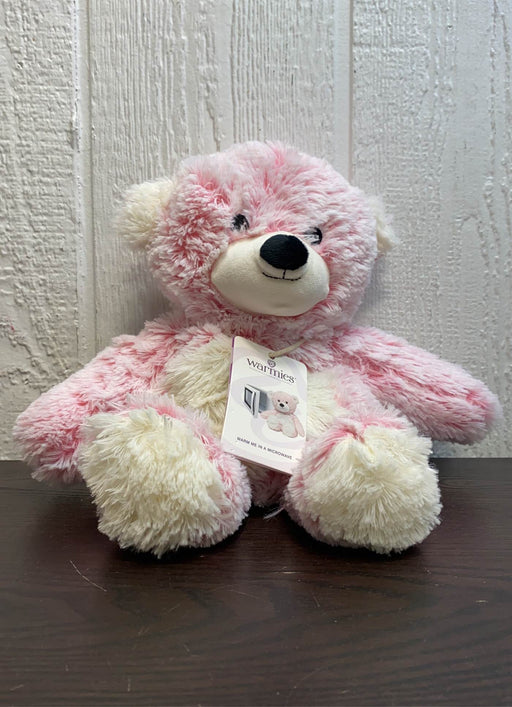 used Warmies Relaxation Stuffed Animal, Pink Marshmallow Bear