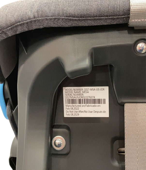 UPPAbaby MESA Infant Car Seat, 2022, Jordan (Charcoal Melange)