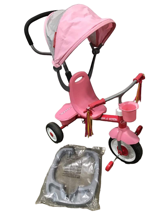 used Radio Flyer 4-in-1 Stroll 'n Trike, Pink