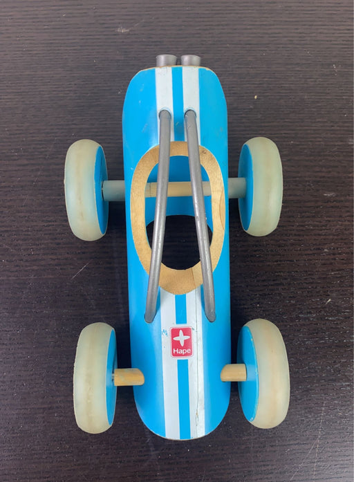 used Hape E-racer Monza Bamboo Kids ToyCar