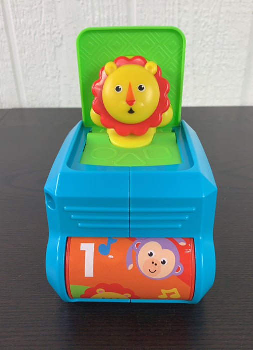 secondhand Fisher Price Spin ‘n Surprise Lion