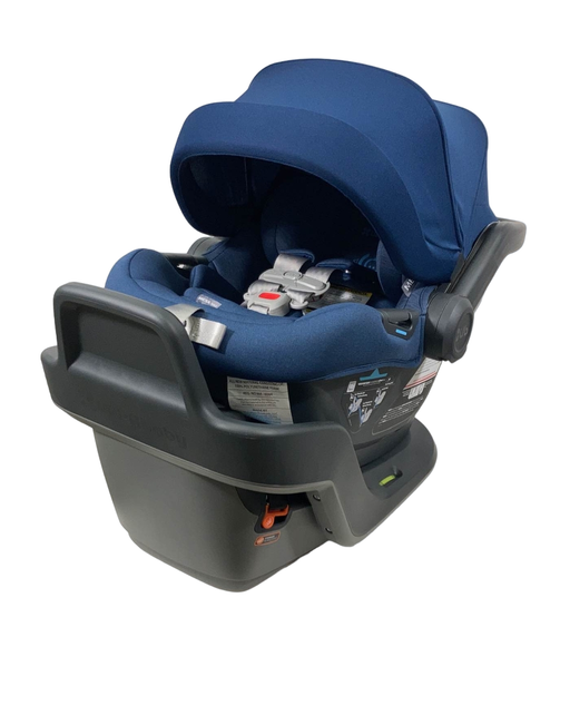 used UPPAbaby MESA MAX Infant Car Seat and Base, DualTech Noa Navy, 2022