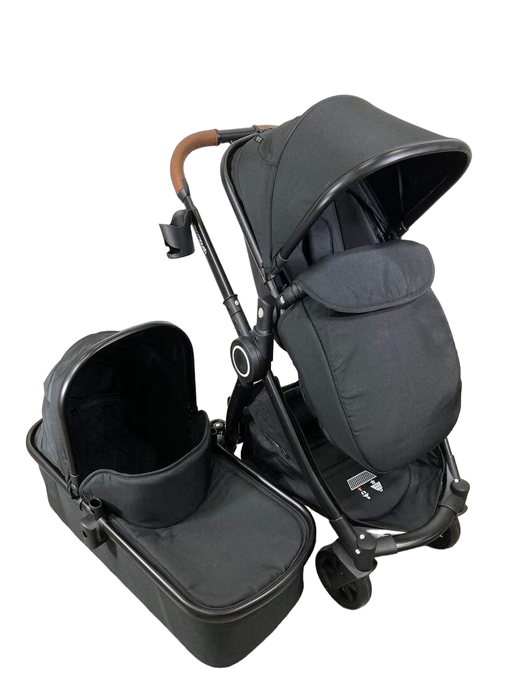 used Mompush Ultimate 2 Baby Stroller, 2022, Black with Black Frame