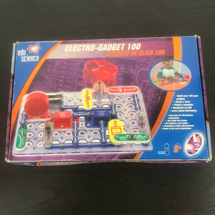 used Edu Science Electro Gadget 100 Electrical Experiments Game