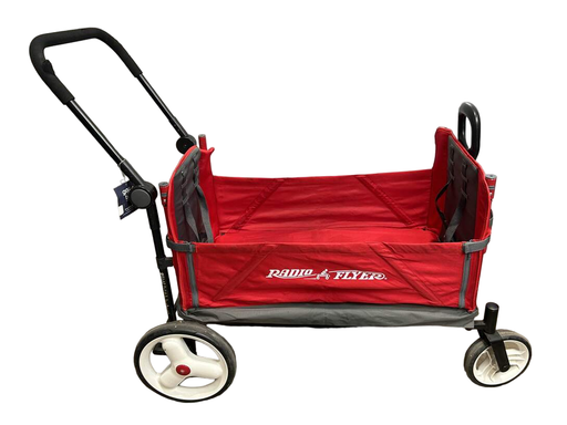 secondhand Radio Flyer Convertible Stroll 'N Wagon with Canopy