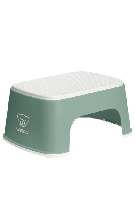 Shop BabyBjorn Step Stool, Deep Green/White at GoodBuy Gear