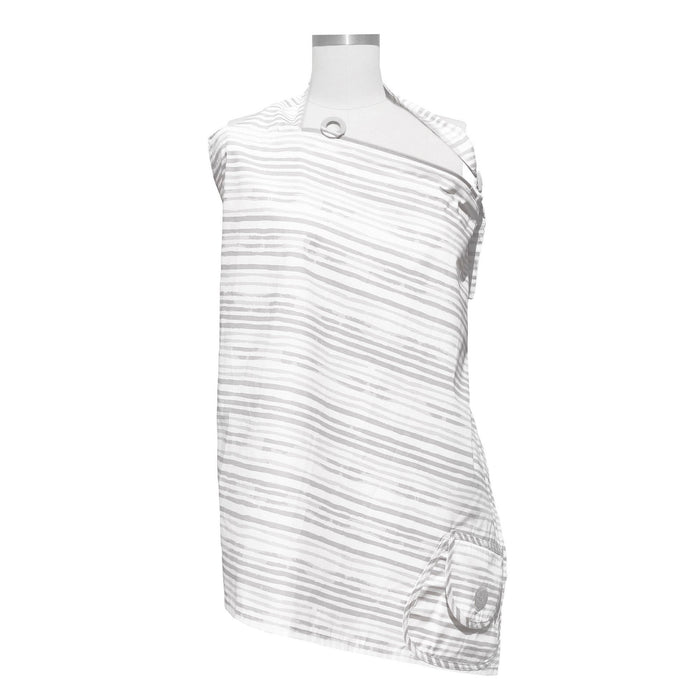 Shop Boppy Nursing Cover, Gray Watercolor Stripes at GoodBuy Gear