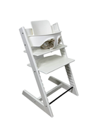 used Stokke Tripp Trapp Complete High Chair, White, Silver Star