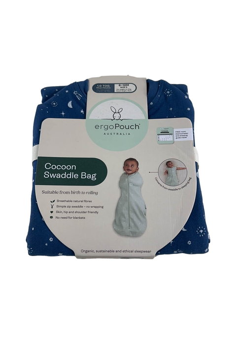 used ErgoPouch Cocoon Swaddle Bag, 1.0 TOG, 6-12M, Night Sky HIDDEN PICS 3.4