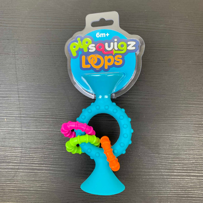 used Fat Brain Toys PipSquigz Teething Toy