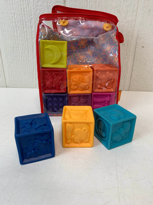 secondhand B. Toys One Two Squeeze Blocks