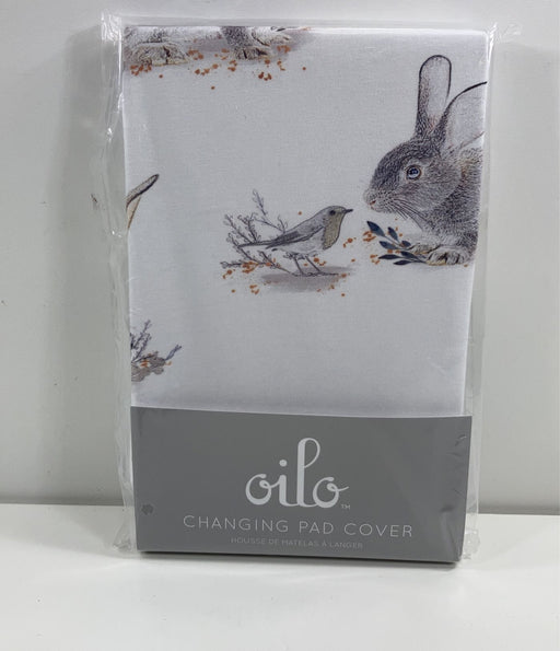 used Oilo Studios Changing Pad Cover, Cottontail Bunny