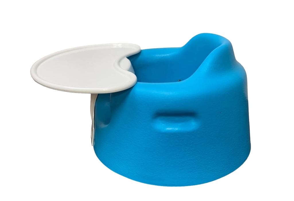 secondhand Bumbo Floor Seat With Play Tray, Blue