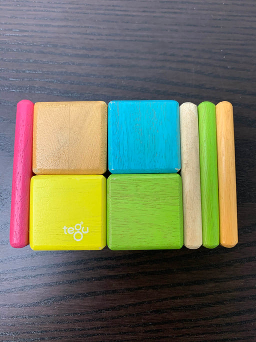 secondhand Tegu Magnetic Wood Blocks