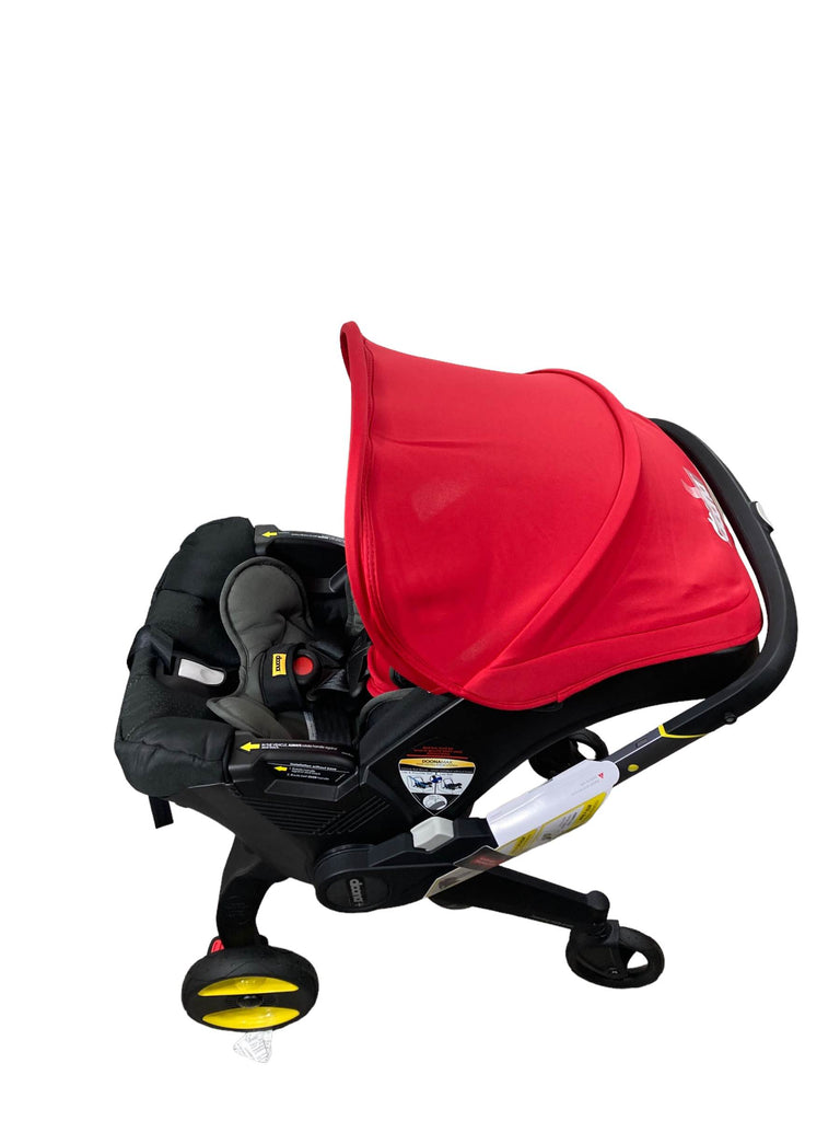 Doona Infant Car Seat & Stroller Combo, Flame Red, 2022