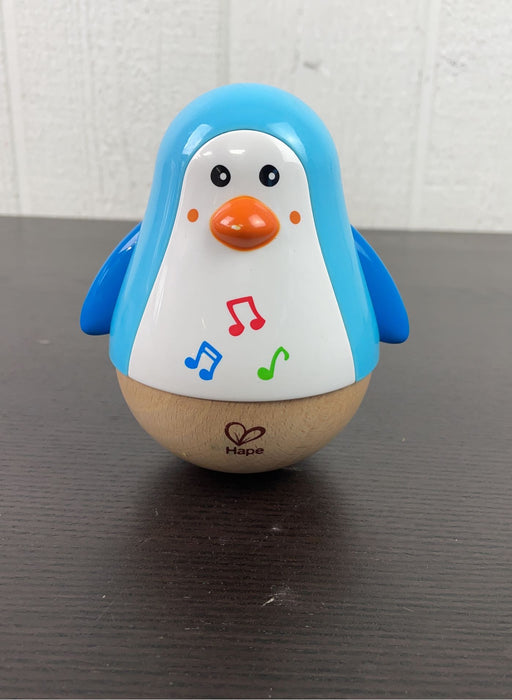 used Hape Penguin Musical Wobbler