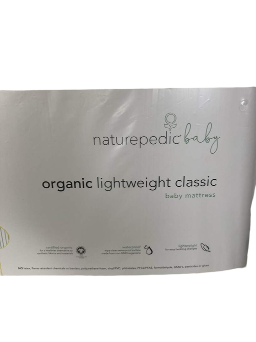 secondhand Naturepedic Classic Organic Crib Mattress