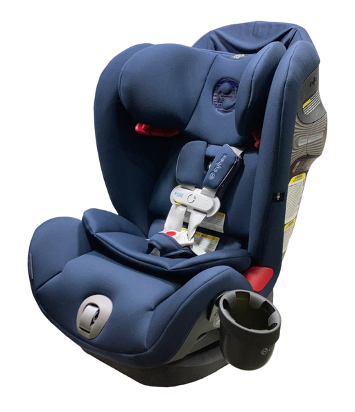 used Cybex Eternis S All-In-One Car Seat with SensorSafe, 2021, Denim Blue