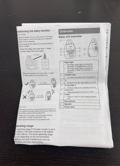 used VTech Safe & Sound Digital Audio Monitor