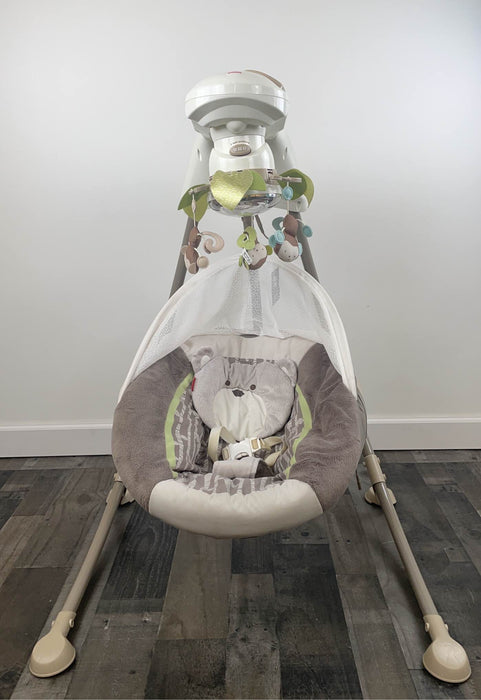 used Fisher Price Cradle 'n Swing, My Little Snugamonkey