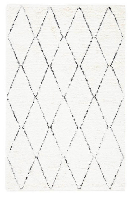 Shop Safavieh Natura Collection Area Rug, 4’ x 6’, Ivory/Black at GoodBuy Gear