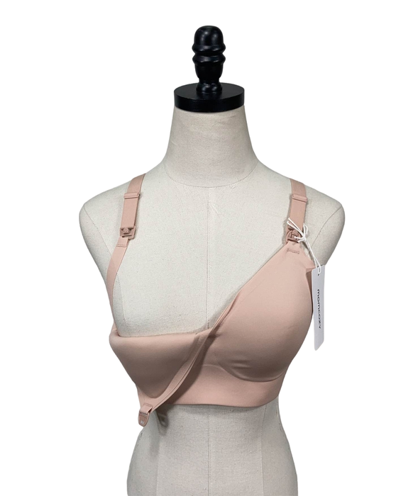 Shop Momcozy Hands-Free Nursing And Pumping Bra, Large, Beige at GoodBuy Gear
