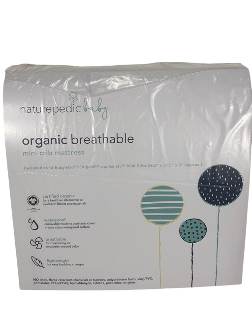 secondhand Naturepedic Organic Classic Dual Firm Crib Mattress