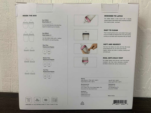secondhand Comotomo Baby Bottle Bundle, Pink