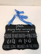 secondhand Front Door Sign & Bag Bundle