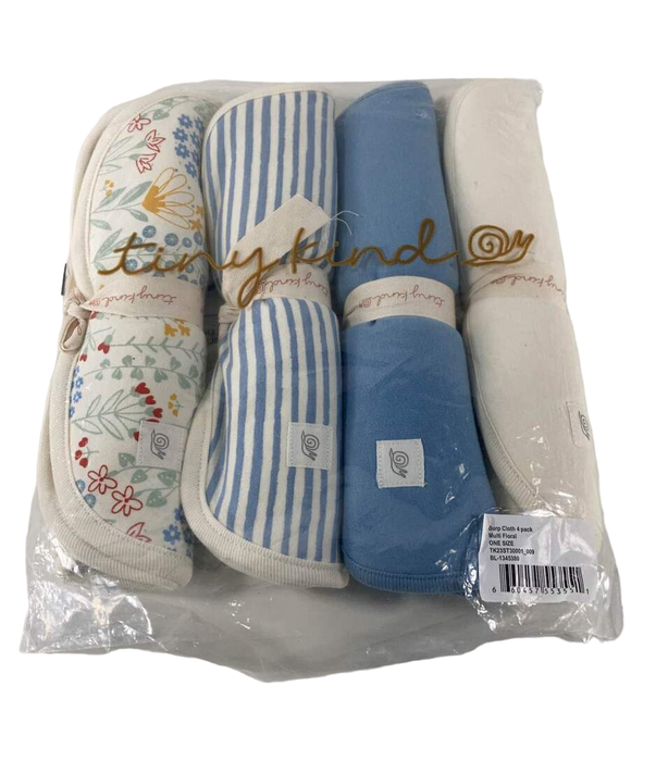 Shop Tiny Kind Burp Cloth 4 Pack, Multi Floral at GoodBuy Gear