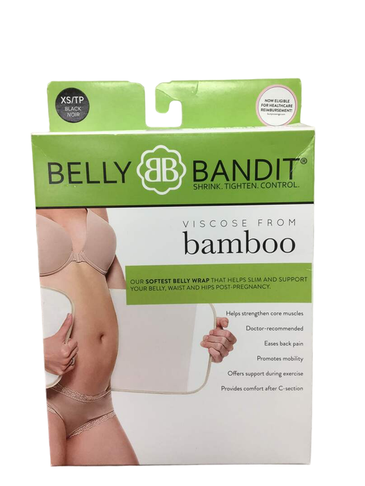 Shop Belly Bandit Viscose from Bamboo Belly Wrap, XS, Black at GoodBuy Gear