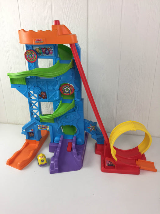 used Fisher Price Little People Loops ‘n Swoops Amusement Park