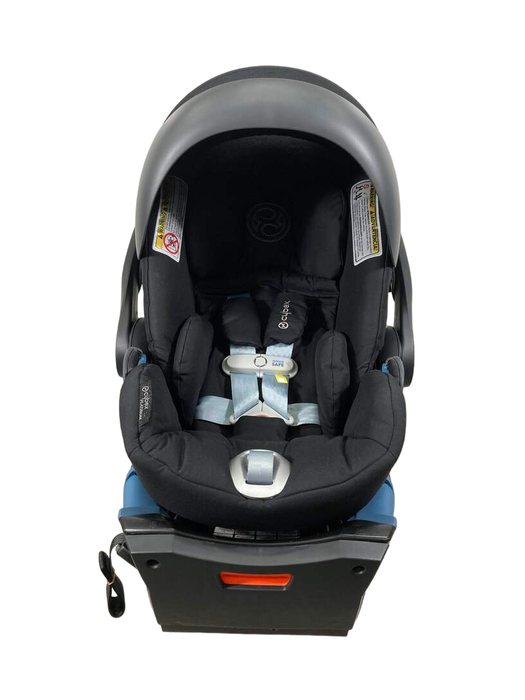 secondhand Cybex Cloud Q Plus Infant Car Seat, Stardust Black, 2023