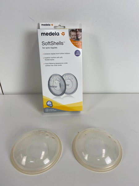 Medela SoftShells Breast Shells for Sore Nipples for Pumping or  Breastfeeding, Discreet Breast Shells, Flexible and Easy to Wear, Made  Without BPA