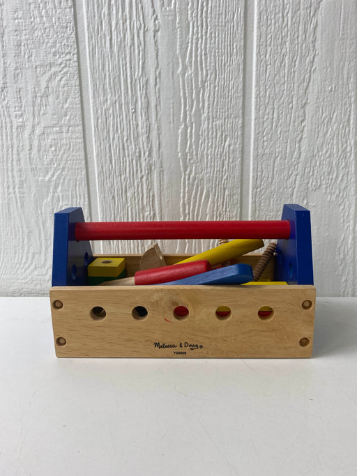 secondhand Melissa & Doug Take-Along Tool Kit Wooden Toy