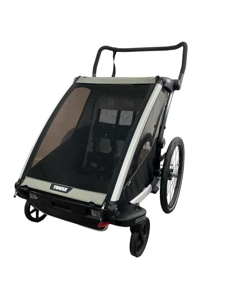 Thule Chariot Lite Bike Trailer Stroller 2 Seat , 2021, Agave-Black