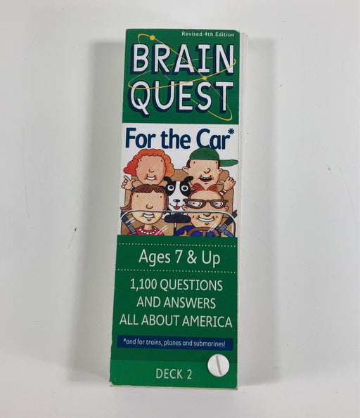 used Brain Quest Q&A Cards, For the Car