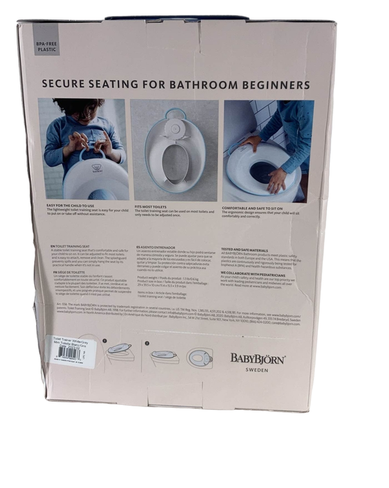 Shop BabyBjorn Toilet Trainer Seat, White/Grey at GoodBuy Gear
