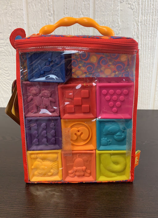 used B. toys One Two Squeeze Blocks