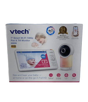 Vtech 7 smart wifi sale 1080p pan and tilt monitor