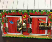 used Melissa & Doug Wooden Latches Barn