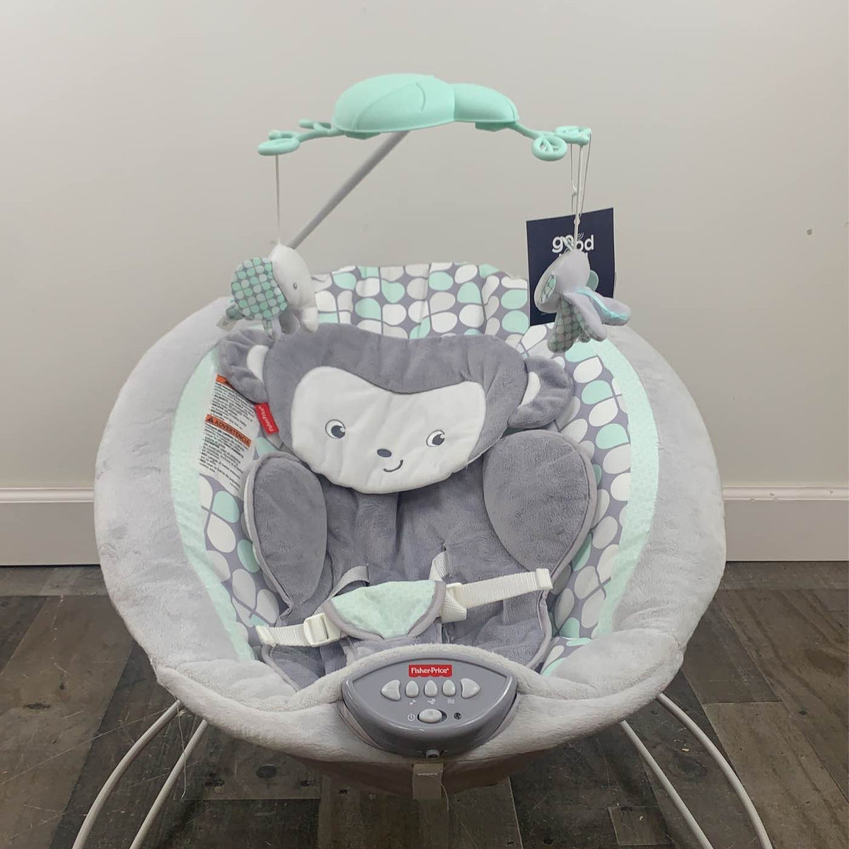 Monkey Baby Fisher Price Snugamonkey Swing Baby Bouncer Seat