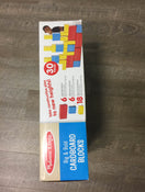 secondhand Melissa & Doug Jumbo Cardboard Blocks - 24 Pieces