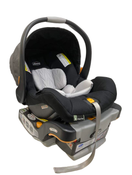 used Chicco KeyFit 30 ClearTex Infant Car Seat, 2022, Pewter