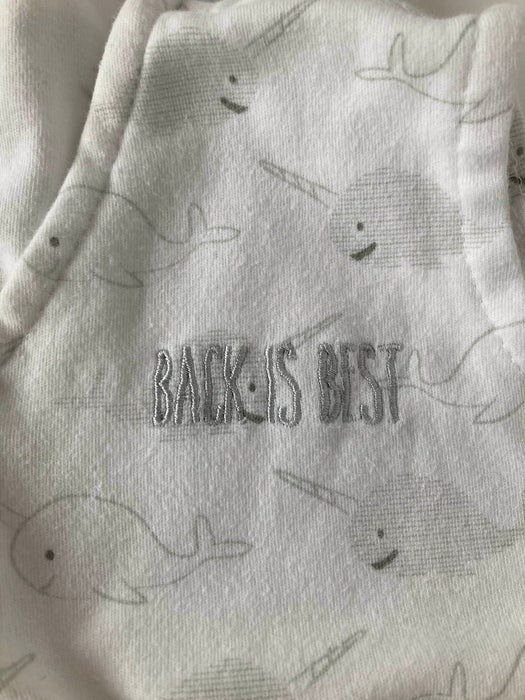 Shop Halo Cotton Sleepsack, white with gray narwhals , S at GoodBuy Gear