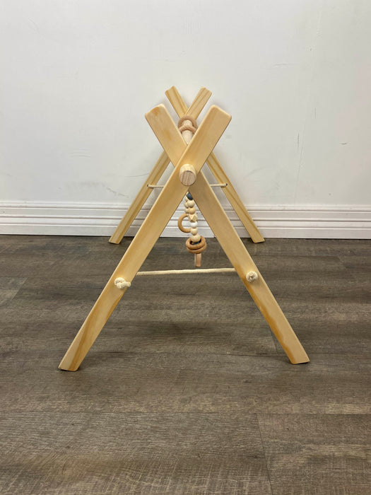 secondhand Poppyseed Play Wooden Baby Gym