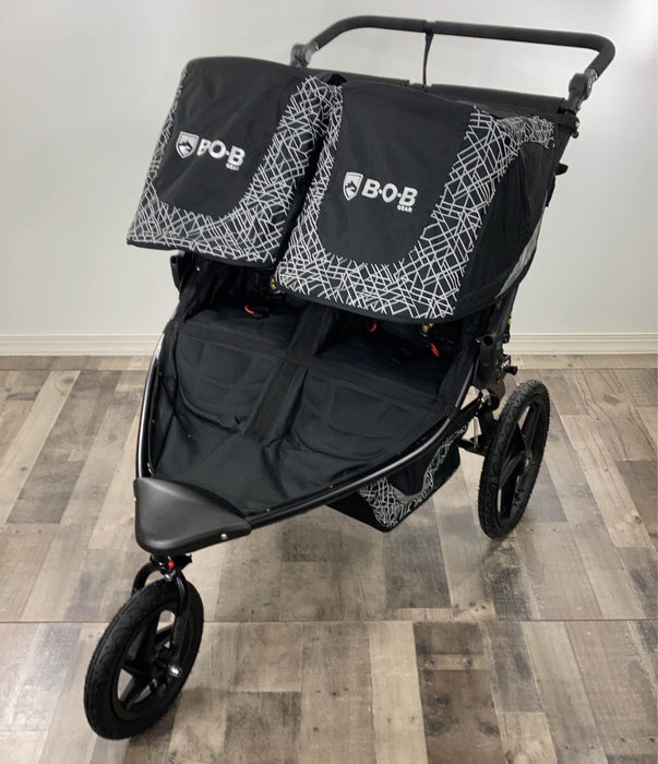 used BOB Revolution Flex 3.0 Duallie Stroller, Lunar Black, 2020