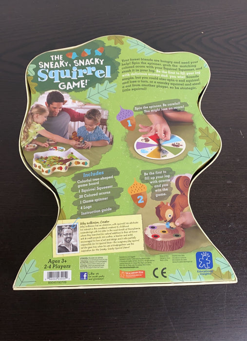 secondhand Educational Insights The Sneaky, Snacky Squirrel